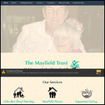 Screen shot of the The Mayfield Trust website.