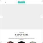 Screen shot of the Interplay Theatre Trust website.