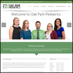Screen shot of the Oak Park (North) Ltd website.