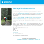 Screen shot of the Barclays Pension Funds Trustees Ltd website.