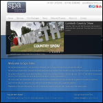 Screen shot of the Spa Films (Production) Ltd website.
