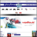 Screen shot of the Playtime Ltd website.