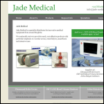 Screen shot of the Jade Medical Ltd website.