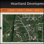 Screen shot of the Heartland Development Company Ltd website.