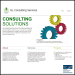 Screen shot of the Gl Consulting Ltd website.