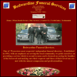 Screen shot of the Bedwardine Funeral Services Ltd website.