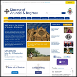 Screen shot of the Diocese of Arundel & Brighton (Building Services) Ltd website.