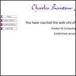 Screen shot of the Charles Zantow Ltd website.