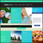 Screen shot of the Clays Farm Golf Centre Ltd website.