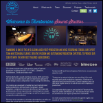 Screen shot of the Tamborine Productions Ltd website.