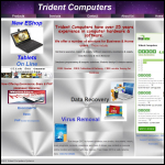 Screen shot of the Trident Computers (U.K.) Ltd website.