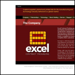 Screen shot of the Excel Contract Packing Ltd website.
