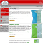 Screen shot of the D & C Concrete Products Ltd website.