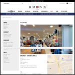 Screen shot of the Bronx (UK) Ltd website.
