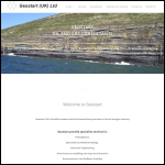 Screen shot of the Geostart (UK) Ltd website.