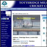 Screen shot of the Totteridge Common Ltd website.