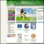 Screen shot of the Itf Licensing (UK) Ltd website.