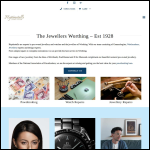 Screen shot of the Heptinstalls Jewellers Ltd website.