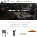 Screen shot of the The American Trading Company Ltd website.