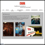 Screen shot of the Dbm Therma-line Ltd website.
