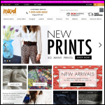 Screen shot of the Fashion Fabrics Ltd website.