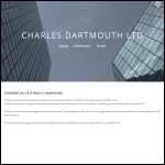 Screen shot of the Charles Dartmouth Ltd website.