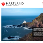 Screen shot of the Hartland Shipping Services Ltd website.