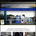 Screen shot of the Brackenbury Flat Management Ltd website.