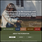 Screen shot of the The Joseph Plaskett Foundation website.