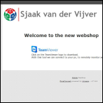 Screen shot of the Sjaak Van Der Vyver Ltd website.