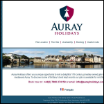 Screen shot of the Auray Properties Ltd website.