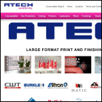Screen shot of the Atech Ltd website.