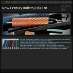 Screen shot of the Rollers (U.K.) Ltd website.