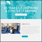 Screen shot of the Learning Pack Ltd website.