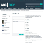 Screen shot of the Wdc (Trading) Ltd website.