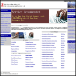 Screen shot of the A G Secretarial Ltd website.