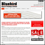 Screen shot of the Bluebird Chain & Findings Ltd website.