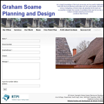 Screen shot of the G.Soame Planning & Development Ltd website.