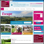 Screen shot of the Holiday Homes (Yorkshire) Ltd website.