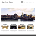Screen shot of the John Davies Antique Frames Ltd website.