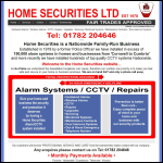 Screen shot of the Home Securities Ltd website.