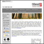 Screen shot of the Gilead Foundations Charity website.