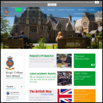 Screen shot of the Saint Michael's College (Tenbury) Ltd website.