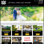 Screen shot of the Cottrell Park Ltd website.