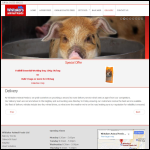 Screen shot of the Whitaker Animal Feeds Ltd website.
