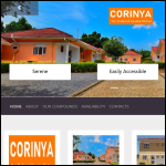 Screen shot of the Corinya Holdings Ltd website.