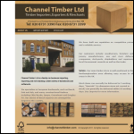 Screen shot of the Channel Timber Ltd website.