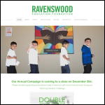 Screen shot of the Ravenswood Foundation website.