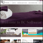 Screen shot of the BC Softwear Ltd website.