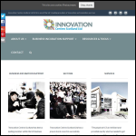 Screen shot of the It Innovation Centre Ltd website.
